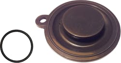 A valve’s seals can consist of a flexible membrane (left) and O-ring (right). A valve’s seals can consist of a flexible membrane (left) and O-ring (right).