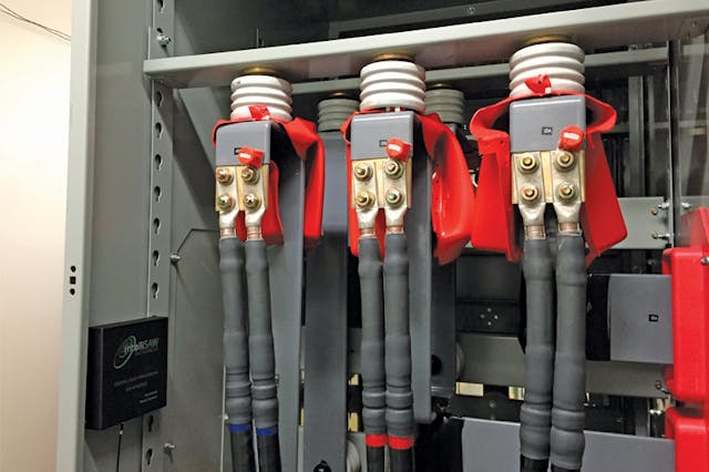 Continuous monitoring of electrical switchgear requires one-time installation of non-contacting WirelessHART sensors to measure surface temperatures and partial discharge. All graphics courtesy of Emerson Automation Solutions