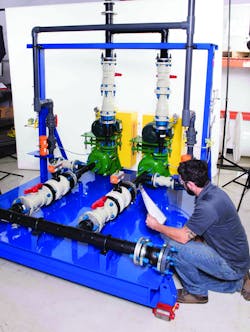 Outsourcing complete systems, like this pump skid, frees up time and resources. Outsourcing complete systems, like this pump skid, frees up time and resources.