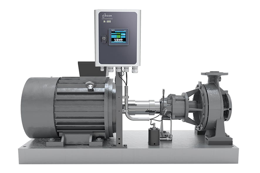 Figure 1. The Allweiler IN-1000 system from CIRCOR can be added to Allweiler ALLHEAT and NTT pumps, as well as compatible pumps from other manufacturers if they are equipped with standardized sensors (analog and digital). All images courtesy of Allweiler | CIRCOR