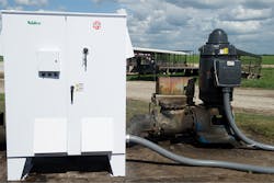 U.S. Motors Vertical Hollowshaft motor and VFD provides flexible water flow options for a cattle ranch in Texas. Courtesy of Nidec U.S. Motors Vertical Hollowshaft motor and VFD provides flexible water flow options for a cattle ranch in Texas. Courtesy of Nidec