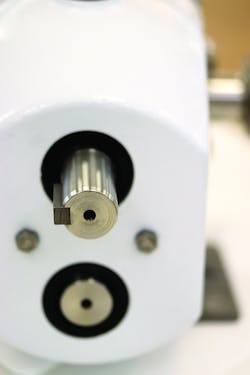 Figure 3. The keyway drive of the Hy-Line Plus helps keep the pump shaft and motor aligned, reducing the risk of repairs. Figure 3. The keyway drive of the Hy-Line Plus helps keep the pump shaft and motor aligned, reducing the risk of repairs.