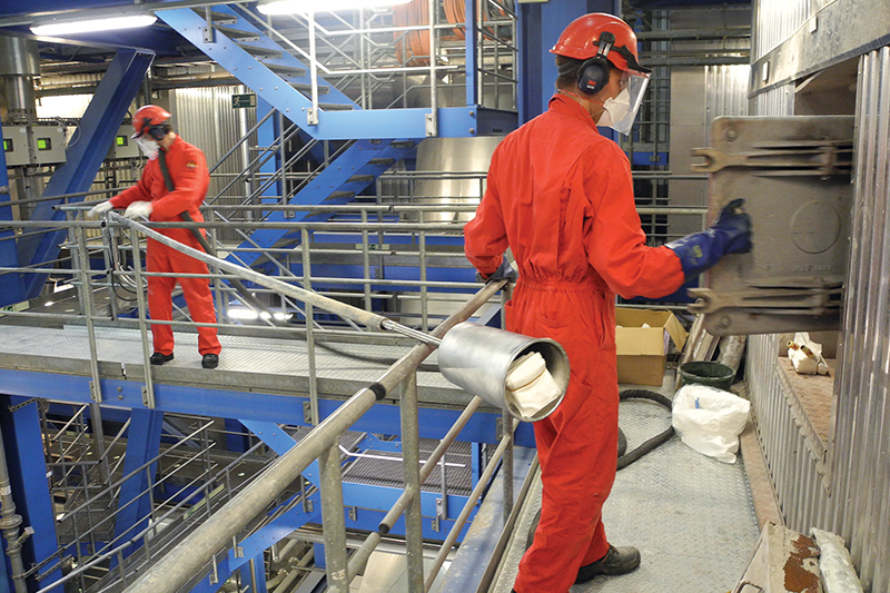 Figure 1. Bang&Clean&rsquo;s cleaning process has been used in industries where fuel-fired energy and power generation plants are in operation. All images courtesy of Kistler