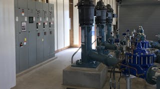 Figure 1. Helix Water District realized benefits by standardizing on AutomationDirect products and best programming practices for this new pump station, and the team applied similar concepts to retrofitted stations.