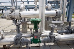 Figure 3. THUM wireless module installed on a digital valve positioner. Figure 3. THUM wireless module installed on a digital valve positioner.