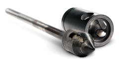 Figure 3. Samples of cavitation damage. Cavitation can erode and destroy plugs, seats and the walls of the valve or downstream piping. The damage is usually characterized by a dark, pitted and rough surface. Whole sections of valve internals can be missing. Figure 3. Samples of cavitation damage. Cavitation can erode and destroy plugs, seats and the walls of the valve or downstream piping. The damage is usually characterized by a dark, pitted and rough surface. Whole sections of valve internals can be missing.