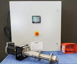 SEEPEX dosing pump with encoder control module. SEEPEX dosing pump with encoder control module.