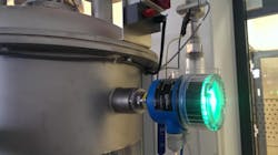 Figure 1. Vibrating fork point level instruments, such as this Endress+Hauser Liquiphant FTL51B, are widely used in the process industries. Figure 1. Vibrating fork point level instruments, such as this Endress+Hauser Liquiphant FTL51B, are widely used in the process industries.