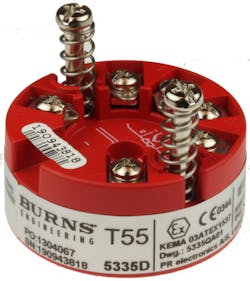 Figure 3. Adding a transmitter to your control loop and matching it to the RTD calibration can greatly improve measurement accuracy. Figure 3. Adding a transmitter to your control loop and matching it to the RTD calibration can greatly improve measurement accuracy.