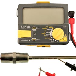 Figure 1: Typical test setup for insulation resistance. Figure 1: Typical test setup for insulation resistance.