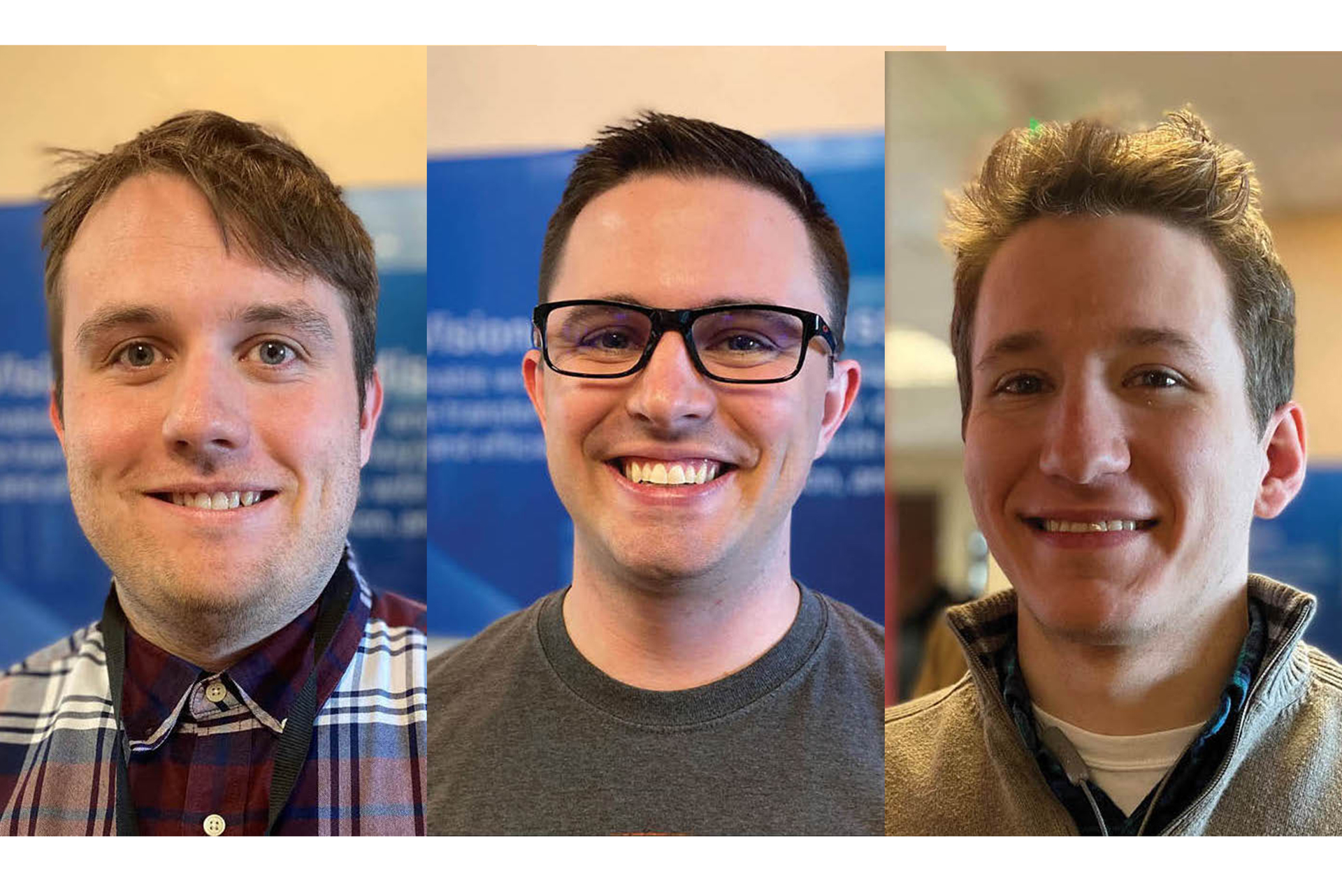 Left to right: Andrew Burns, Kyle Clark, Mark Dudley