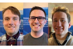 Left to right: Andrew Burns, Kyle Clark, Mark Dudley Left to right: Andrew Burns, Kyle Clark, Mark Dudley