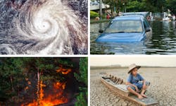 Climate change is caused by the release of greenhouse gases into our atmosphere, which triggers extreme weather and harmful events like flooding, fires, and droughts. Climate change is caused by the release of greenhouse gases into our atmosphere, which triggers extreme weather and harmful events like flooding, fires, and droughts.