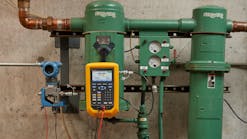 Figure 1: Using an automatic pressure calibrator, like the Fluke 729, helps ensure process control systems are operating optimally.