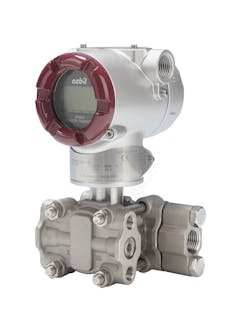 An industrial pressure transmitter. An industrial pressure transmitter.