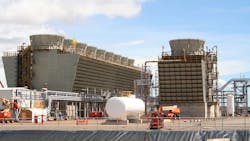 Figure 1: Recirculated water used with cooling towers must be monitored for dissolved solids, and conductivity is the primary parameter. Figure 1: Recirculated water used with cooling towers must be monitored for dissolved solids, and conductivity is the primary parameter.