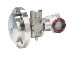 Figure 2. A direct mount flanged differential pressure transmitter.