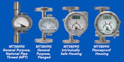 Variable area flow meters like the MT3809 from Brooks Instrument are durable and accurate for high-pressure and extreme temperature applications. For offshore applications, well-constructed VA flow meters typically use 316/316L Dual Certified stainless steel with Alloy 625, Hastelloy C-276 or Titanium GR II. Variable area flow meters like the MT3809 from Brooks Instrument are durable and accurate for high-pressure and extreme temperature applications. For offshore applications, well-constructed VA flow meters typically use 316/316L Dual Certified stainless steel with Alloy 625, Hastelloy C-276 or Titanium GR II.