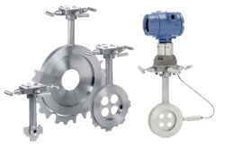 Figure 4: Orifice plates for DP flow meters can be fabricated in-house, or purchased as assemblies with impulse lines, ready for mounting the pressure transmitter. Figure 4: Orifice plates for DP flow meters can be fabricated in-house, or purchased as assemblies with impulse lines, ready for mounting the pressure transmitter.