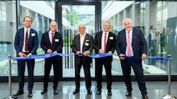 Endress+Hauser inaugurated its new site at the Freiburg Innovation Center FRIZ. The Group bundles various research and development activities there. Pictured (from left): Dr Mirko Lehmann (Managing Director Endress+Hauser Flow), Hans-Jürgen Huber (Managing Director Endress+Hauser Digital Solutions Germany), Dr Klaus Endress (Supervisory Board President of the Endress+Hauser Group), Stefan Breiter (Mayor of Finances of the city of Freiburg) and Matthias Altendorf (CEO of the Endress+Hauser Group). Endress+Hauser inaugurated its new site at the Freiburg Innovation Center FRIZ. The Group bundles various research and development activities there. Pictured (from left): Dr Mirko Lehmann (Managing Director Endress+Hauser Flow), Hans-Jürgen Huber (Managing Director Endress+Hauser Digital Solutions Germany), Dr Klaus Endress (Supervisory Board President of the Endress+Hauser Group), Stefan Breiter (Mayor of Finances of the city of Freiburg) and Matthias Altendorf (CEO of the Endress+Hauser Group).