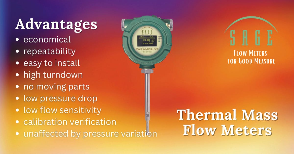 Fundamentals of thermal mass flow measurement P.I. Process