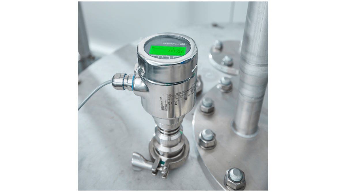 A biopharmaceutical processor installed Endress+Hauser&rsquo;s FMR63B Micropilot 80 GHz radar level instrument to simultaneously measure level and detect heavy foam buildup in a live culture tank.