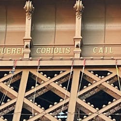 Coriolis is one of 72 French scientists and mathematicians whose names are engraved on the Eiffel Tower in Paris. Coriolis is one of 72 French scientists and mathematicians whose names are engraved on the Eiffel Tower in Paris.