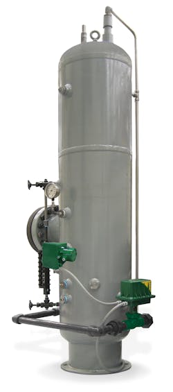 Figure 5: By connecting the L2t Liquid Level Controller&rsquo;s transmitter directly to an electrically- actuated valve, desired separator oil and/or interface levels can be maintained.
