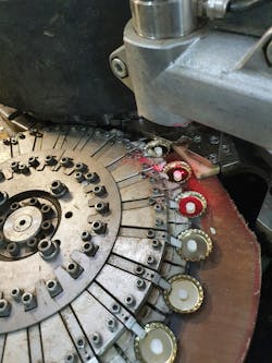Figure 2: AutomationDirect supplies a range of IR pyrometers, which are useful not only for temperature measurement but also for high-speed counting of hot moving parts. The sensors are designed to withstand harsh environments. Figure 2: AutomationDirect supplies a range of IR pyrometers, which are useful not only for temperature measurement but also for high-speed counting of hot moving parts. The sensors are designed to withstand harsh environments.