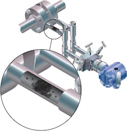 Figure 6: A Rosemount 3051S Pressure Transmitter can detect when particles are beginning to clog an impulse line before the blockage is sufficient to affect the reading. Figure 6: A Rosemount 3051S Pressure Transmitter can detect when particles are beginning to clog an impulse line before the blockage is sufficient to affect the reading.
