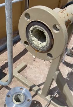 A buildup in gas lines can cause process-interrupting issues. In the case of this company, chemicals used in the well-stimulation process resulted in significant buildup. A buildup in gas lines can cause process-interrupting issues. In the case of this company, chemicals used in the well-stimulation process resulted in significant buildup.