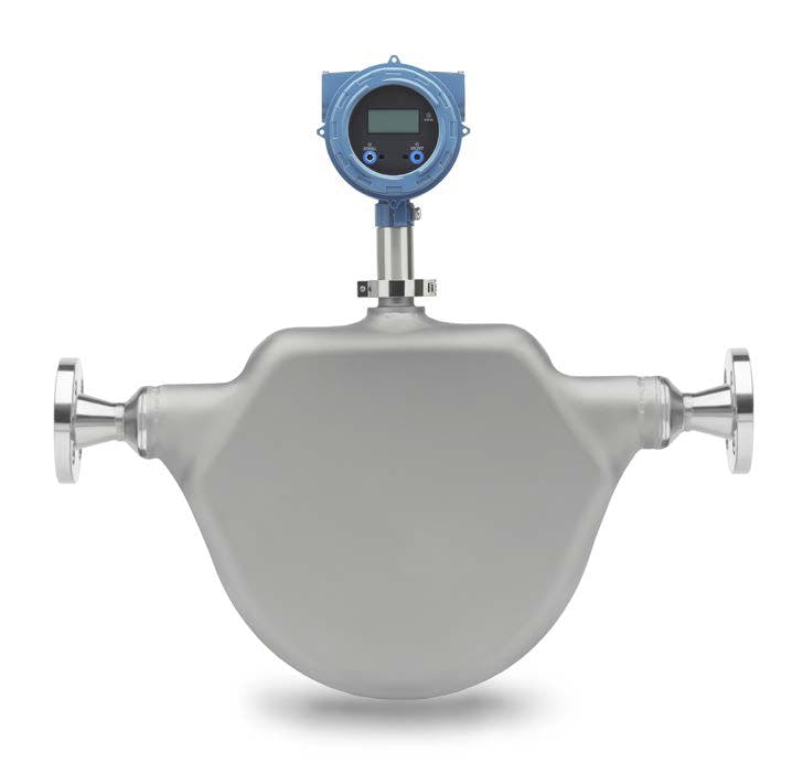 图 2：艾默生的 Micro Motion ELITE 科里奥利流量计提供极其精确的测量和诊断功能，以确保持续的可靠性。