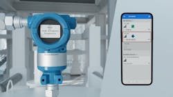 Figure 6: Bluetooth technology applied to instrumentation, such as a Rosemount 3051S Pressure Transmitter, makes it possible to interact with a given device from a phone or tablet without a wired connection. Figure 6: Bluetooth technology applied to instrumentation, such as a Rosemount 3051S Pressure Transmitter, makes it possible to interact with a given device from a phone or tablet without a wired connection.