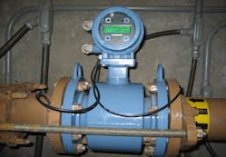 Figure 3: Emerson&rsquo;s Rosemount 8750W flow meters with Smart Meter Verification eliminated most of the manual calibration checking.