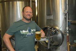 Andrew Castner, owner and brewer at MashCraft Brewing. Andrew Castner, owner and brewer at MashCraft Brewing.