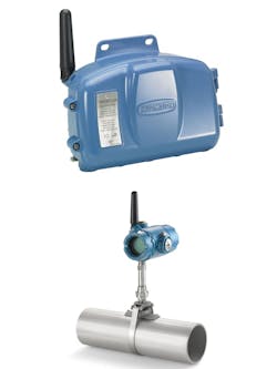 Figure 7: The Rosemount 848T Temperature Transmitter (top) provides a cost-effective way of getting accurate temperature measurements along the length of the absorber and stripper. A non-intrusive option, such as the Rosemount 648 Wireless Temperature Transmitter with Rosemount X-Well Technology (bottom), provides a quick temperature addition measurement to the lean/rich amine heat exchanger. All these measurements can be used to improve energy efficiency and improve the efficiency of the absorber and stripper. Figure 7: The Rosemount 848T Temperature Transmitter (top) provides a cost-effective way of getting accurate temperature measurements along the length of the absorber and stripper. A non-intrusive option, such as the Rosemount 648 Wireless Temperature Transmitter with Rosemount X-Well Technology (bottom), provides a quick temperature addition measurement to the lean/rich amine heat exchanger. All these measurements can be used to improve energy efficiency and improve the efficiency of the absorber and stripper.